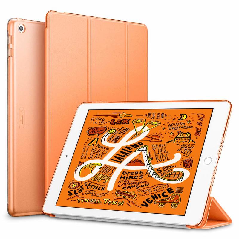 ESR iPad Mini 5 2019 Yippee Trifold Smart Case  Papaya Papaya