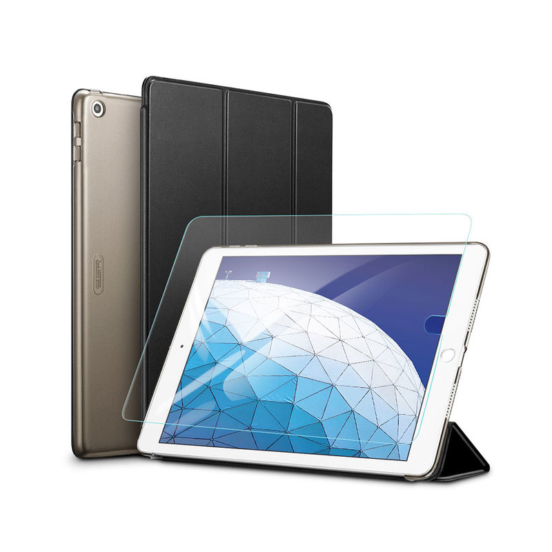 ESR iPad Air 10.5 2019 Full-Coverage Protection Bundle Black