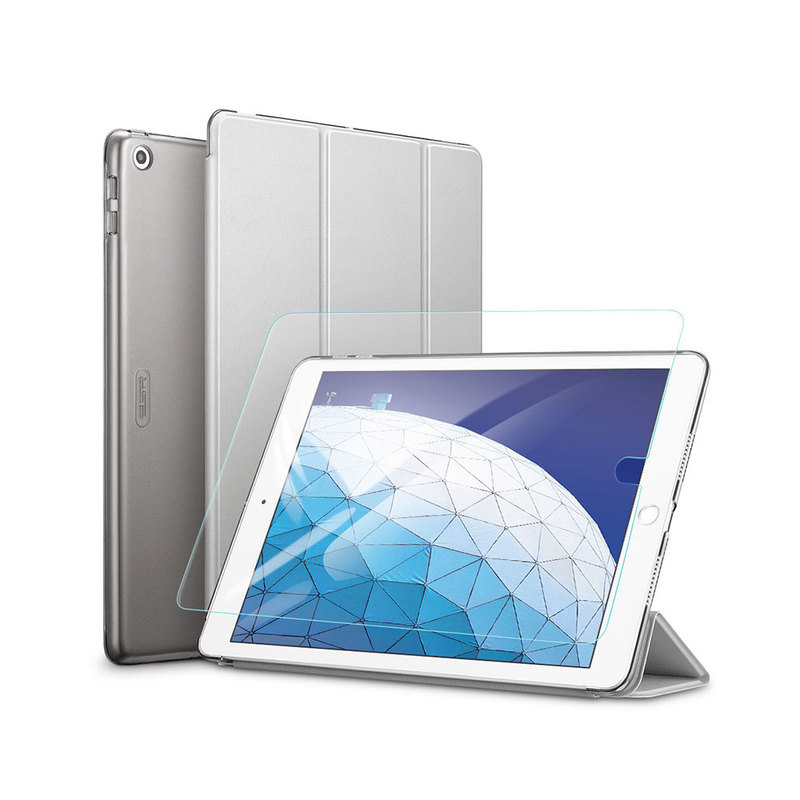 ESR iPad Air 10.5 2019 Full-Coverage Protection Bundle Silver Gray